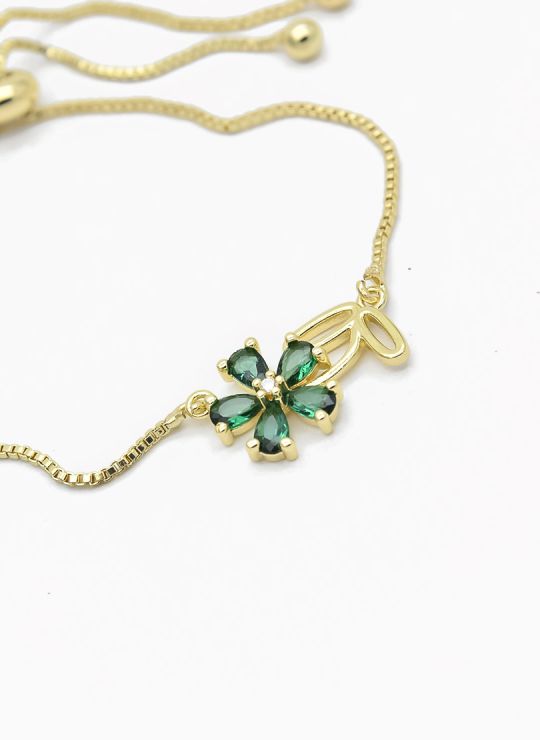 PULSERA / BRAZALETE EN RODIO CON MICROCIRCONES