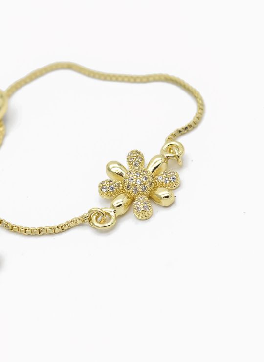 PULSERA / BRAZALETE EN RODIO CON MICROCIRCONES
