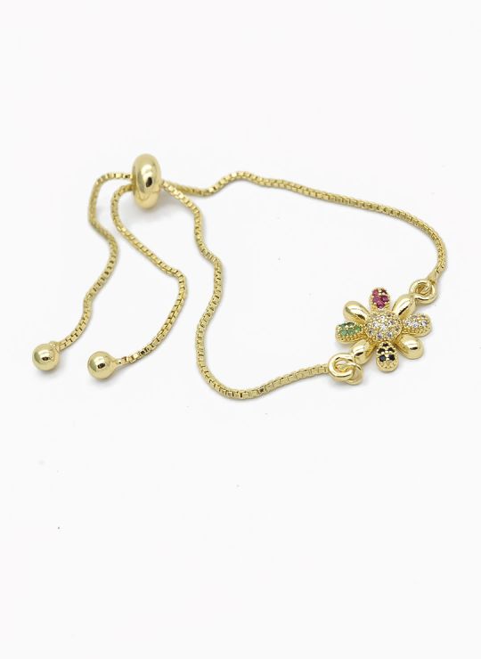 PULSERA / BRAZALETE EN RODIO CON MICROCIRCONES