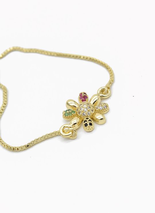 PULSERA / BRAZALETE EN RODIO CON MICROCIRCONES