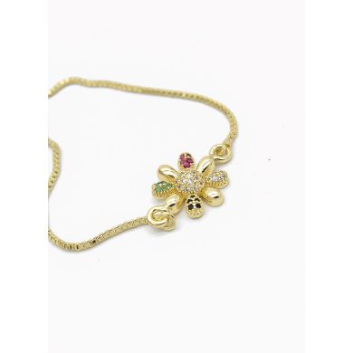 PULSERA / BRAZALETE EN RODIO CON MICROCIRCONES