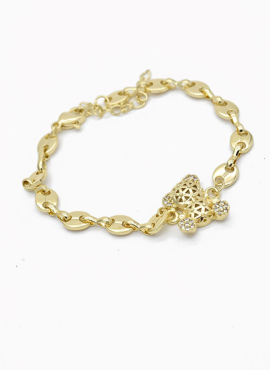 PULSERA / BRAZALETE EN RODIO CON MICROCIRCONES