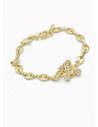 PULSERA / BRAZALETE EN RODIO CON MICROCIRCONES