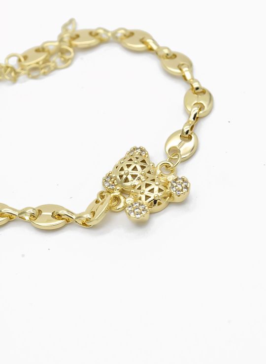 PULSERA / BRAZALETE EN RODIO CON MICROCIRCONES