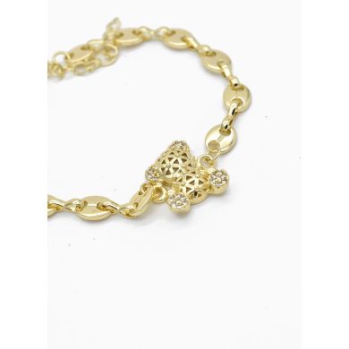 PULSERA / BRAZALETE EN RODIO CON MICROCIRCONES