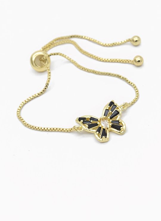 PULSERA / BRAZALETE EN RODIO CON MICROCIRCONES