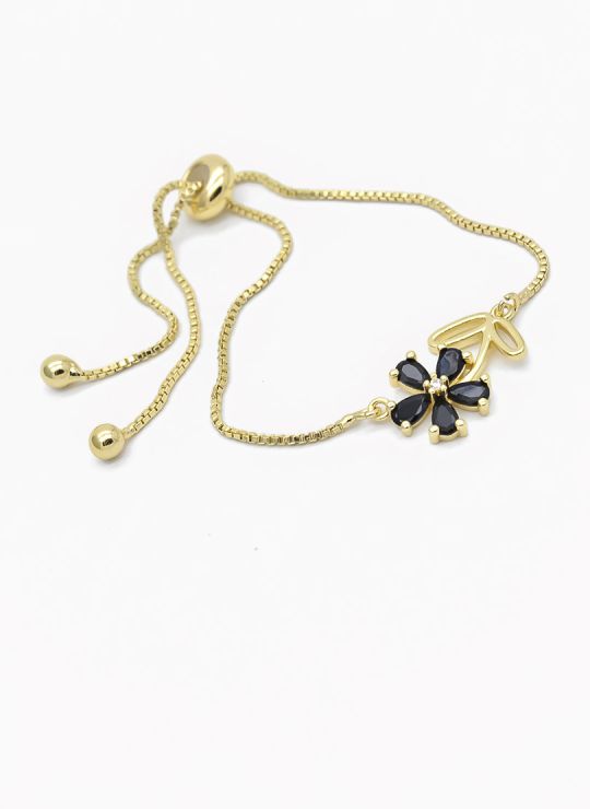 PULSERA / BRAZALETE EN RODIO CON MICROCIRCONES