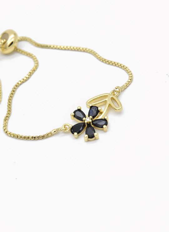 PULSERA / BRAZALETE EN RODIO CON MICROCIRCONES
