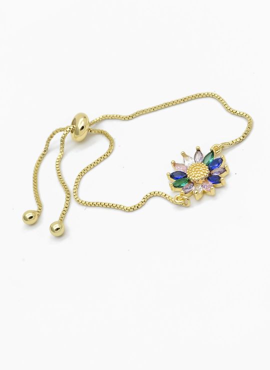 PULSERA / BRAZALETE EN RODIO CON MICROCIRCONES