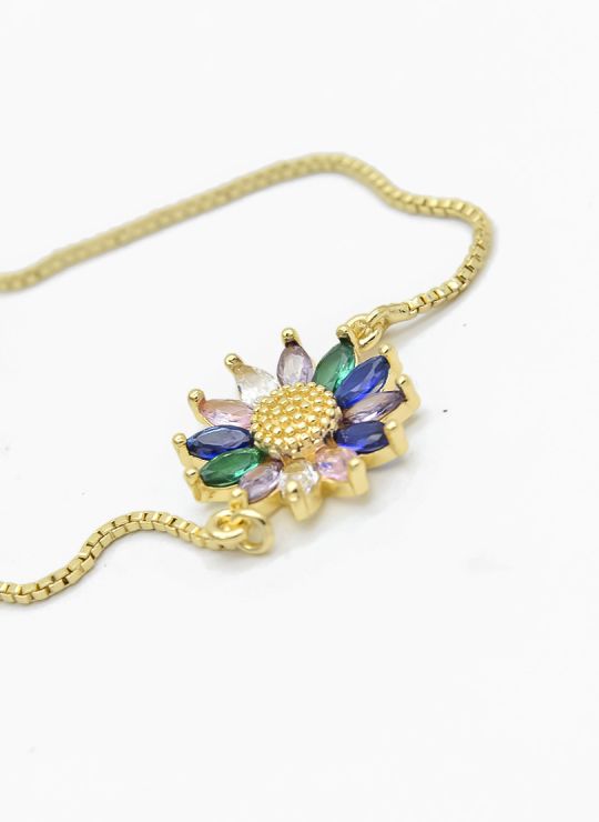 PULSERA / BRAZALETE EN RODIO CON MICROCIRCONES