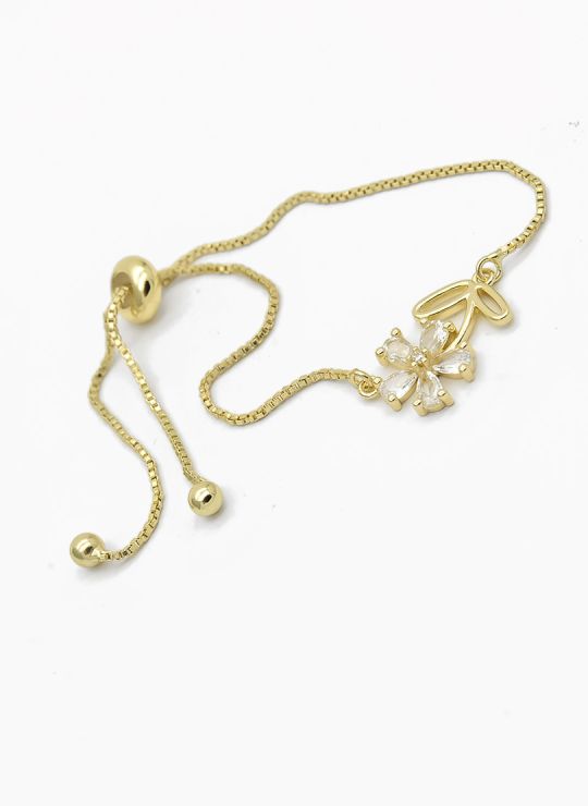 PULSERA / BRAZALETE EN RODIO CON MICROCIRCONES