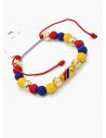 PULSERA COLOMBIA / BRAZALETE EN RODIO CON MICROCIRCONES