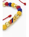 PULSERA COLOMBIA / BRAZALETE EN RODIO CON MICROCIRCONES