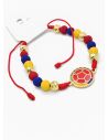 PULSERA COLOMBIA / BRAZALETE EN RODIO CON MICROCIRCONES
