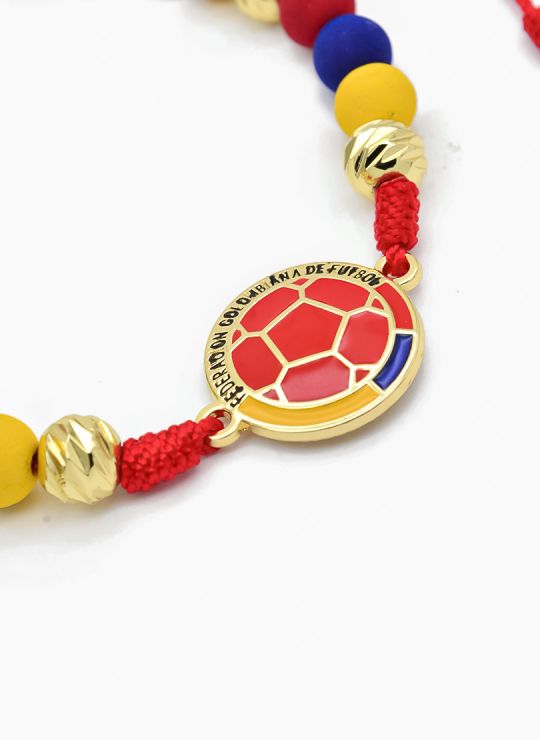 PULSERA COLOMBIA / BRAZALETE EN RODIO CON MICROCIRCONES