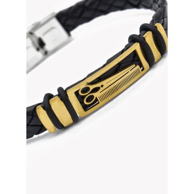 PULSERA NEOPRENO CON ACERO INOXIDABLE Y PLACA CON DISEÑO