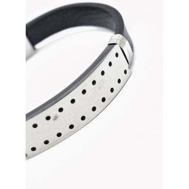 PULSERA NEOPRENO CON ACERO INOXIDABLE Y PLACA CON DISEÑO