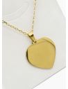 SET DE COLLAR, DIJE Y ARETES EN ACERO INOXIDABLE 316L