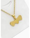 SET DE COLLAR, DIJE Y ARETES EN ACERO INOXIDABLE 316L
