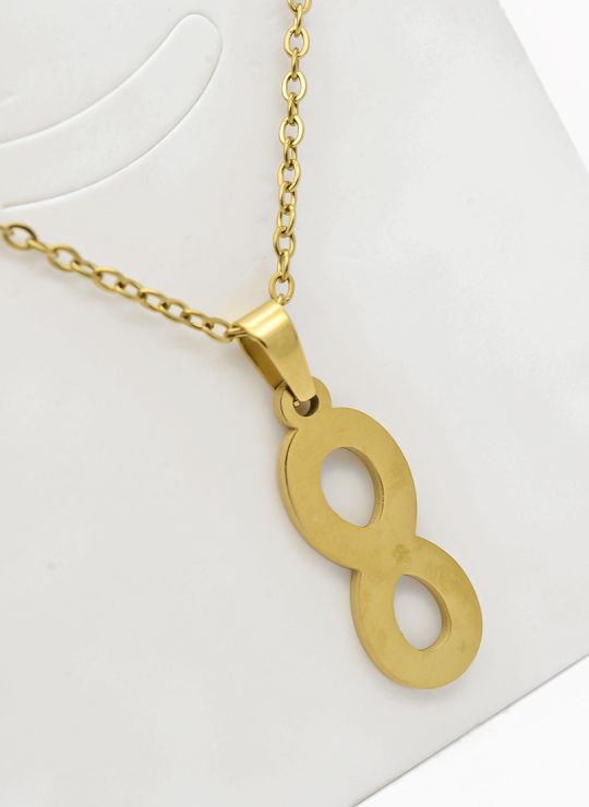 SET DE COLLAR, DIJE Y ARETES EN ACERO INOXIDABLE 316L