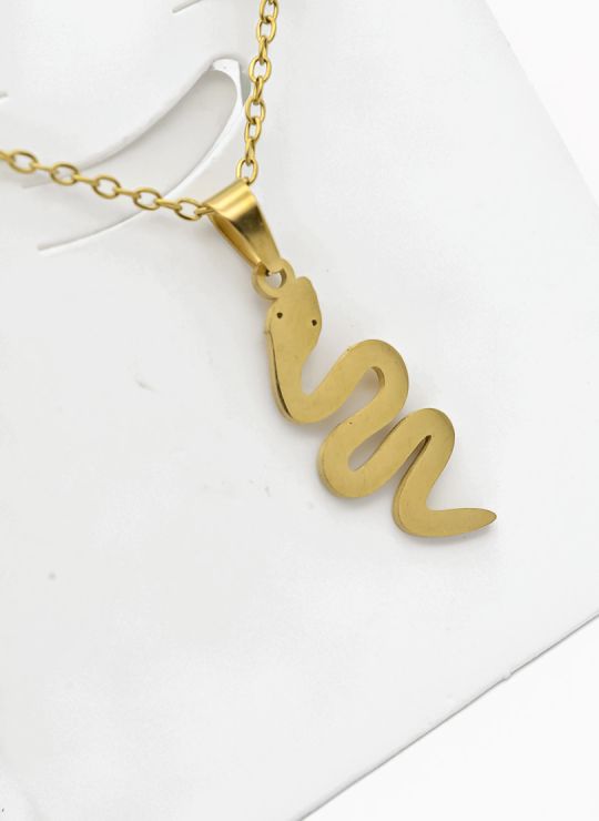 SET DE COLLAR, DIJE Y ARETES EN ACERO INOXIDABLE 316L