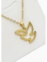 SET DE COLLAR, DIJE Y ARETES EN ACERO INOXIDABLE 316L