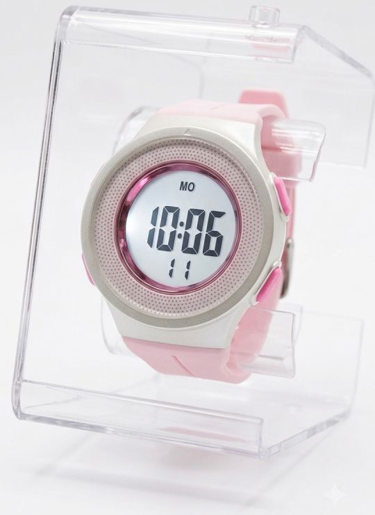 RELOJ CON ESTUCHE MINGRUI SUMERGIBLE 3 METROS DIGITAL FUNCIONAL AL 100% PULSO EN GOMA RESISTENTE- GARANTIA DE 3 MESES