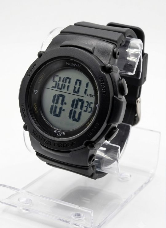 RELOJ CON ESTUCHE MINGRUI SUMERGIBLE 3 METROS DIGITAL FUNCIONAL AL 100% PULSO EN GOMA RESISTENTE- GARANTIA DE 3 MESES