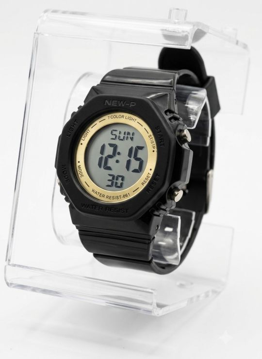 RELOJ CON ESTUCHE MINGRUI SUMERGIBLE 3 METROS DIGITAL FUNCIONAL AL 100% PULSO EN GOMA RESISTENTE- GARANTIA DE 3 MESES