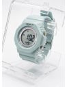 RELOJ CON ESTUCHE MINGRUI SUMERGIBLE 3 METROS DIGITAL FUNCIONAL AL 100% PULSO EN GOMA RESISTENTE- GARANTIA DE 3 MESES