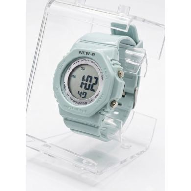 RELOJ CON ESTUCHE MINGRUI SUMERGIBLE 3 METROS DIGITAL FUNCIONAL AL 100% PULSO EN GOMA RESISTENTE- GARANTIA DE 3 MESES