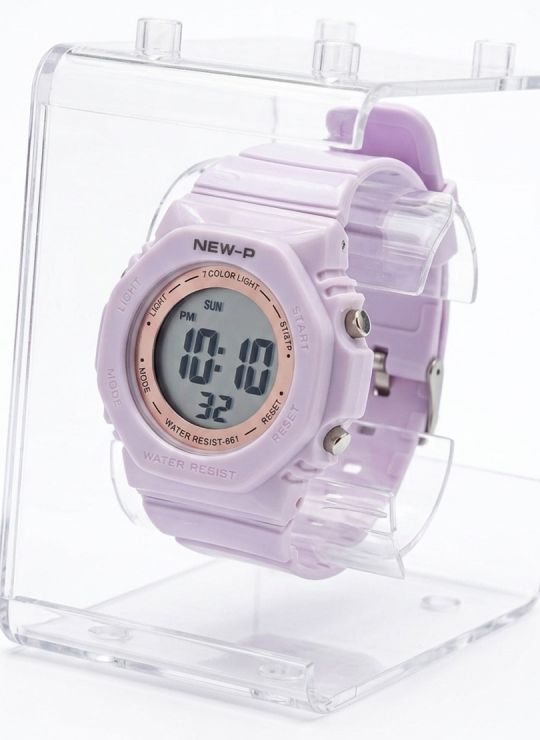 RELOJ CON ESTUCHE MINGRUI SUMERGIBLE 3 METROS DIGITAL FUNCIONAL AL 100% PULSO EN GOMA RESISTENTE- GARANTIA DE 3 MESES