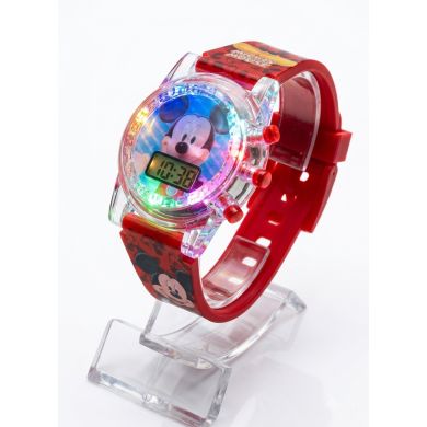 RELOJ INFANTIL LUCES DE COLORES DIGITAL/PERSONAJES/
