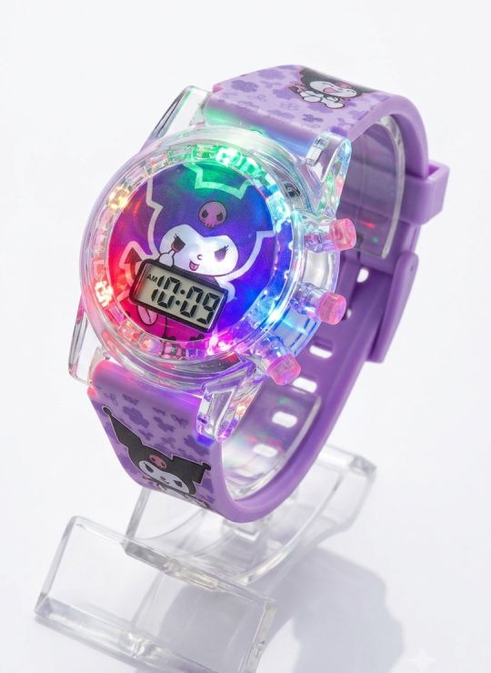 RELOJ INFANTIL LUCES DE COLORES DIGITAL/PERSONAJES/