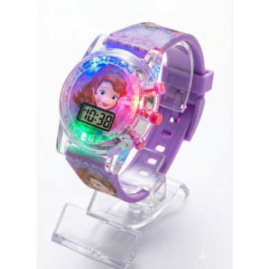 RELOJ INFANTIL LUCES DE COLORES DIGITAL/PERSONAJES/