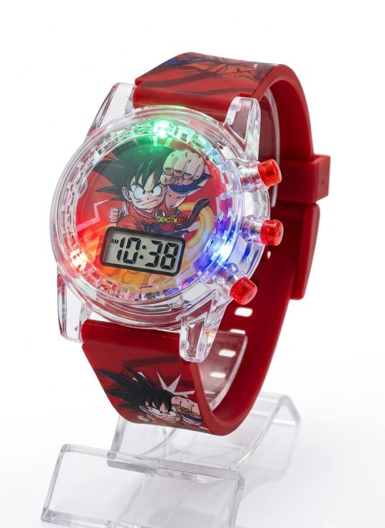 RELOJ INFANTIL LUCES DE COLORES DIGITAL/PERSONAJES/