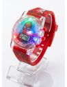 RELOJ INFANTIL LUCES DE COLORES DIGITAL/PERSONAJES/