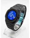 RELOJ CON ESTUCHE MINGRUI SUMERGIBLE 3 METROS DIGITAL FUNCIONAL AL 100% PULSO EN GOMA RESISTENTE- GARANTIA DE 3 MESES