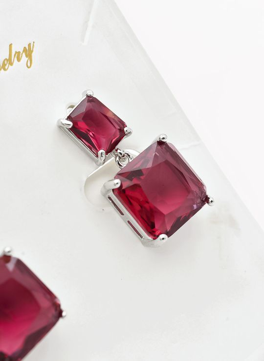 ARETES RODIO MARCA XUPING MICROCIRCONES /YSX