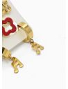 SET DE ARETES X 3 CRISTALES SURTIDO/ACERO INOXIDABLE