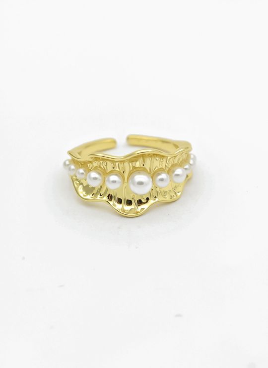 ANILLO GRADUABLE RODIO XUPING YXZ CRISTALES