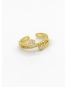 ANILLO GRADUABLE RODIO XUPING YXZ CRISTALES