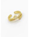 ANILLO GRADUABLE RODIO XUPING YXZ CRISTALES