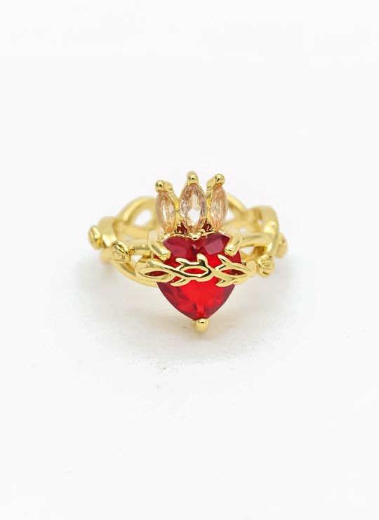ANILLO GRADUABLE RODIO XUPING YXZ CRISTALES
