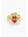 ANILLO GRADUABLE RODIO XUPING YXZ CRISTALES
