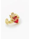 ANILLO GRADUABLE RODIO XUPING YXZ CRISTALES
