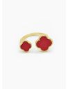 ANILLO GRADUABLE RODIO XUPING YXZ CRISTALES
