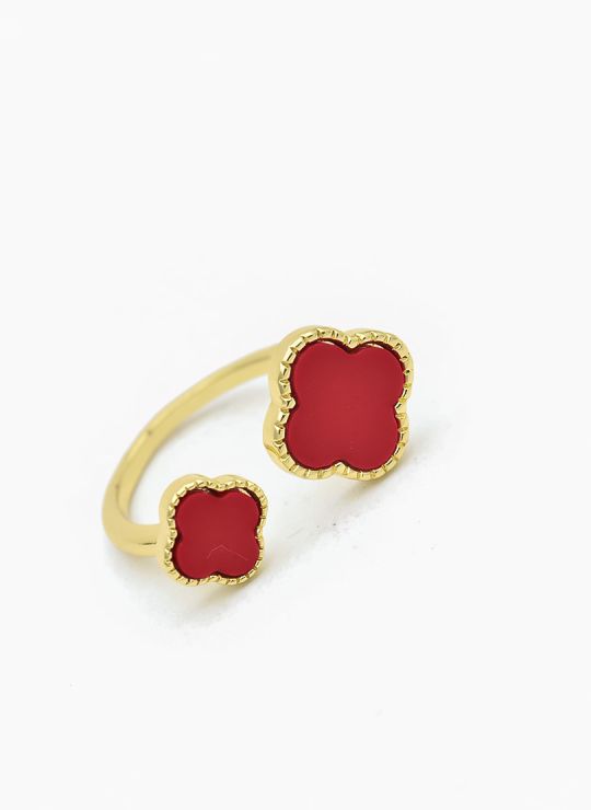 ANILLO GRADUABLE RODIO XUPING YXZ CRISTALES