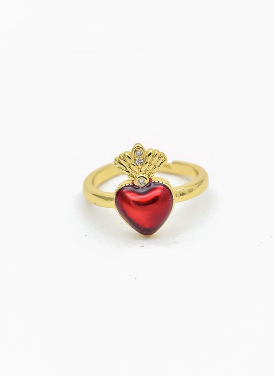 ANILLO GRADUABLE RODIO XUPING YXZ CRISTALES