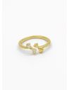 ANILLO GRADUABLE RODIO XUPING YXZ CRISTALES